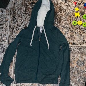 Full zip hoodie with Sherpa hood